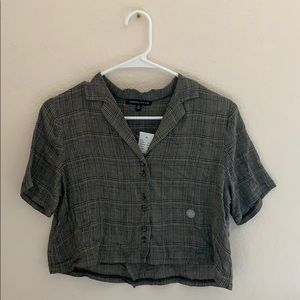 Plaid Kendall & Kylie Crop Top